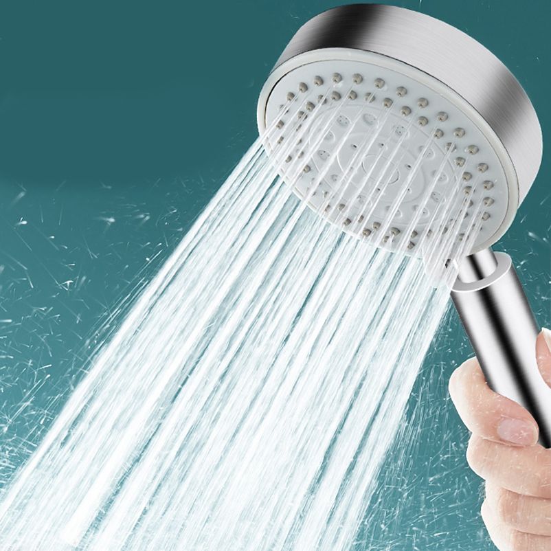 Sikunuo | Round self-cleaning hand shower adjustable spray pattern stainless steel hand shower