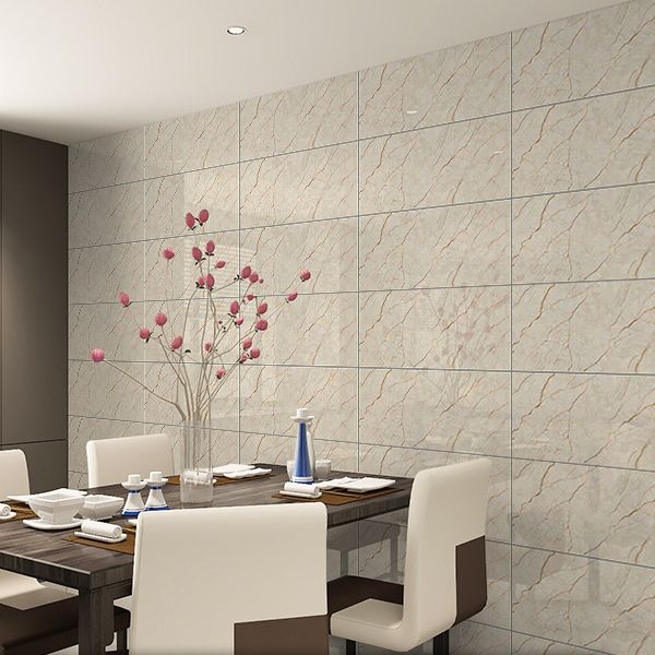 Sikunuo | Stain Resistant Peel & Stick Tile Marble Effect Single Tile for Kitchen Backsplash