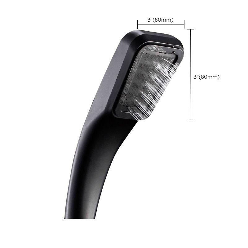 Sikunuo | Contemporary Shower Head Round Handheld Shower Head Combination in Black