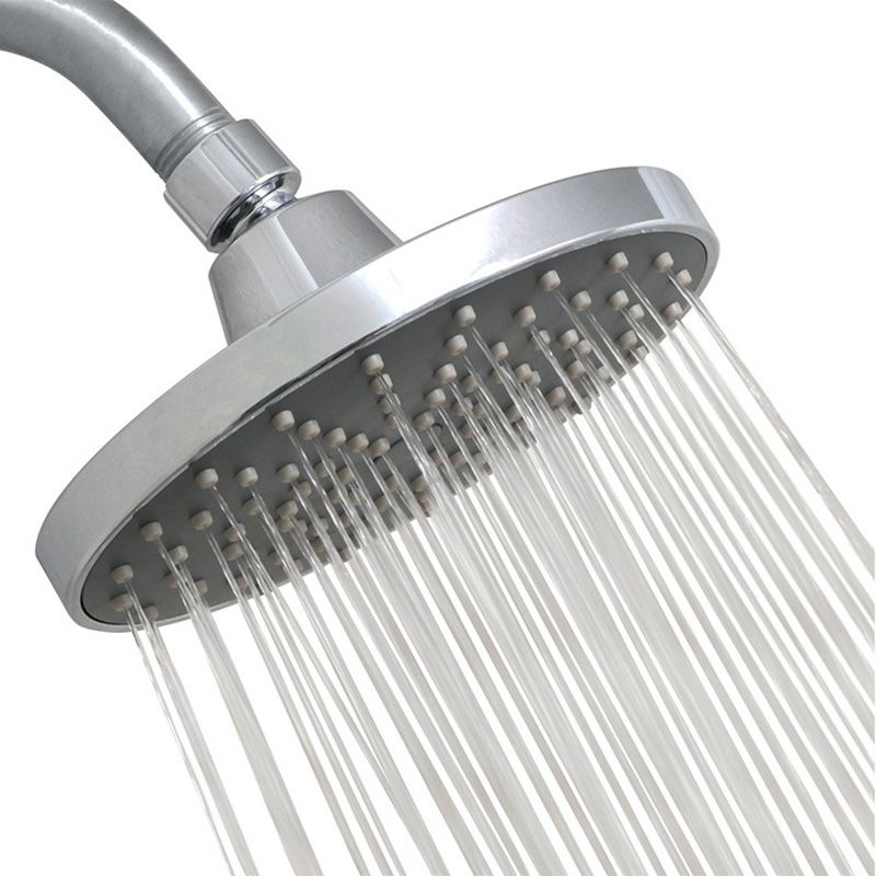 Sikunuo | Round Fest Shower Head Silver Single Jet Wall Mounted Shower Head
