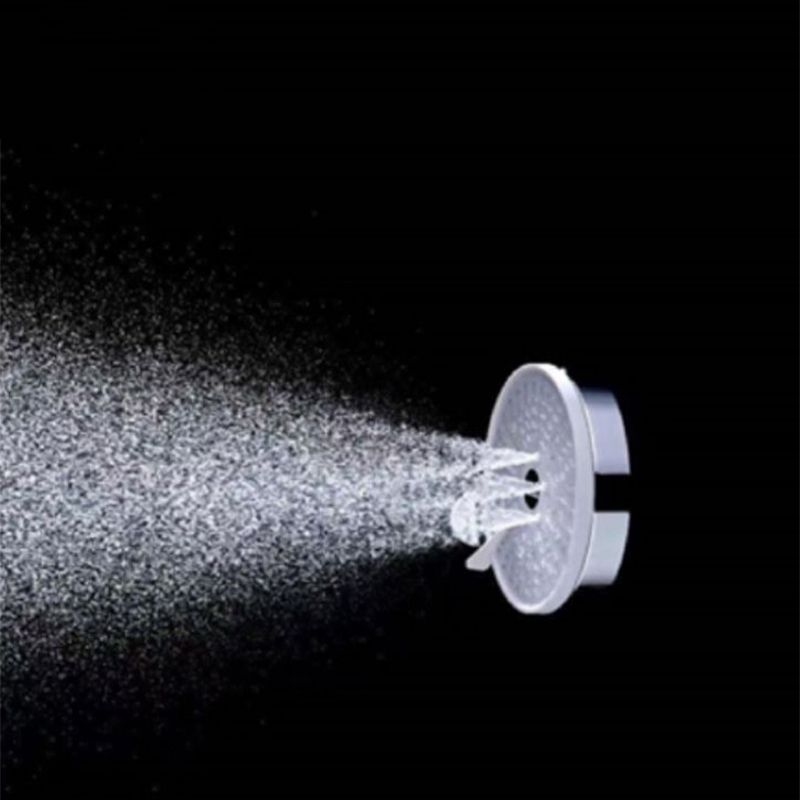 Sikunuo | Matt Black Hand Shower Modern 3-Stream Round Wall Mounted Hand Shower