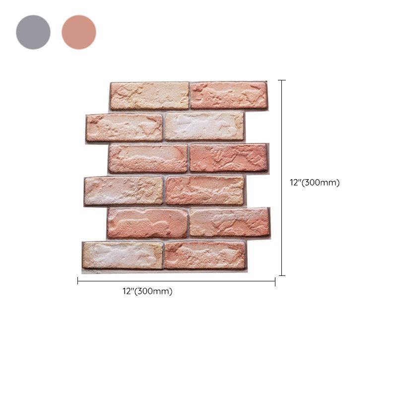 Sikunuo | Modern 3D Brick Wall Panel Peel and Stick Waterproof Wall Covering