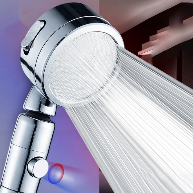 Sikunuo | Contemporary Handheld Showerhead Round 3 Setting Sprayhead in Silver