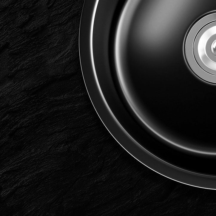 Sikunuo | Contemporary Style Round Kitchen Sink Stainless Steel Kitchen Sink