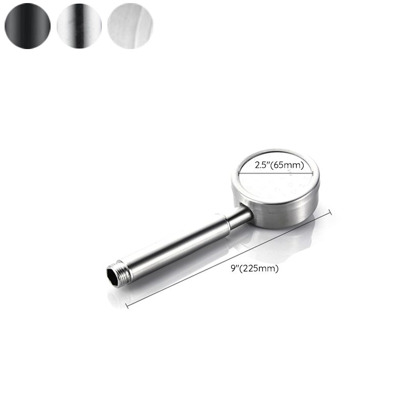 Sikunuo | Modern Shower Head Stainless Steel Round Metal Handheld Shower Head