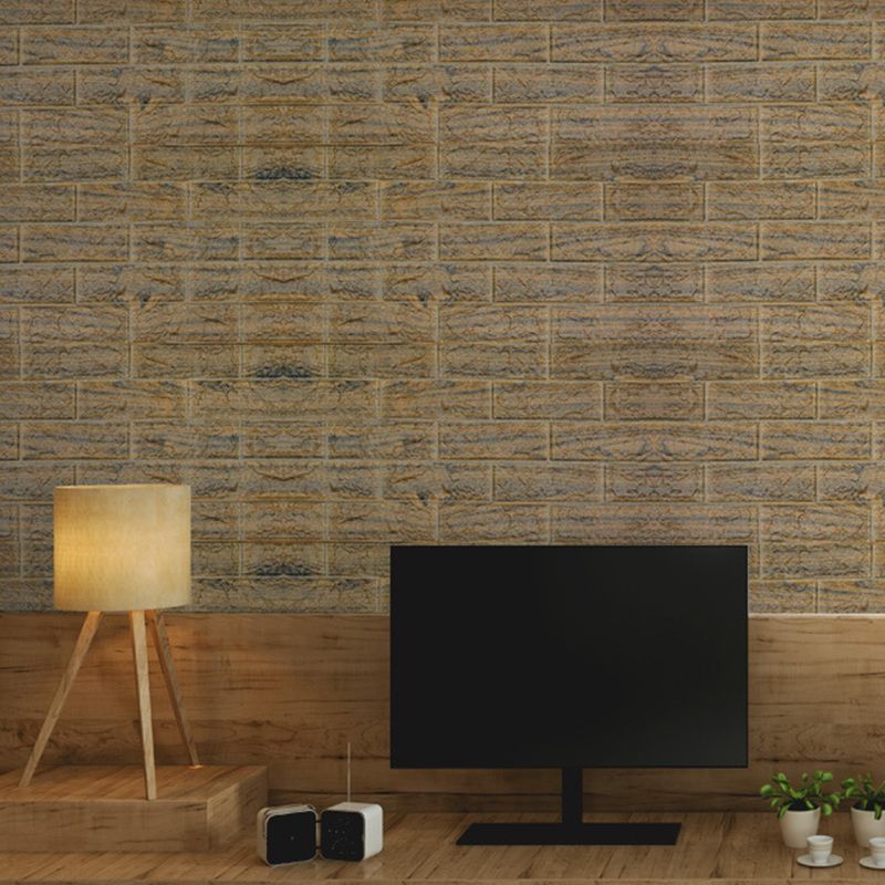Sikunuo | 3D embossing interior wall panel self-adhesive square wall panel