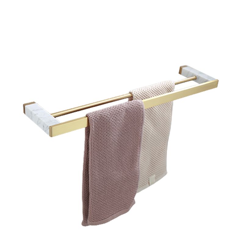 Sikunuo | Polished Brass Bathroom Accessory Set Marble Bathroom Hardware