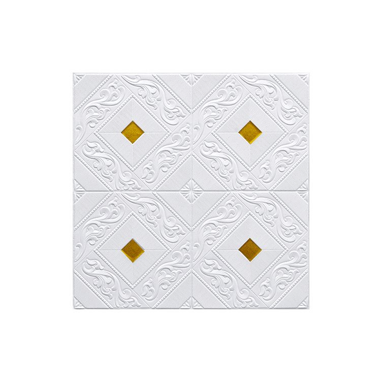Sikunuo | Modern Tin Backsplash Cover Three-Dimensional Printing Wall Ceiling Panel