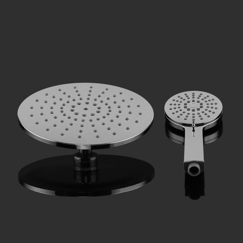 Sikunuo | Ceiling and wall mounted showerhead combination round chrome spray head