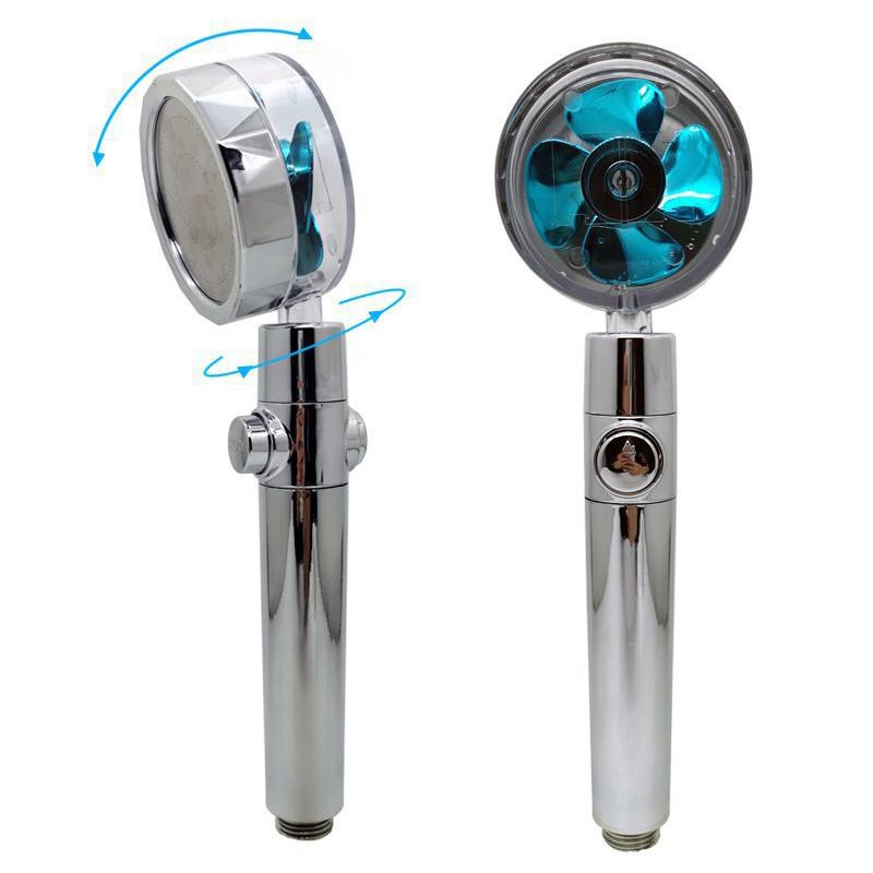 Sikunuo | Plastic Hand Shower Standard Round Spray Nozzle with Swivel Attachment