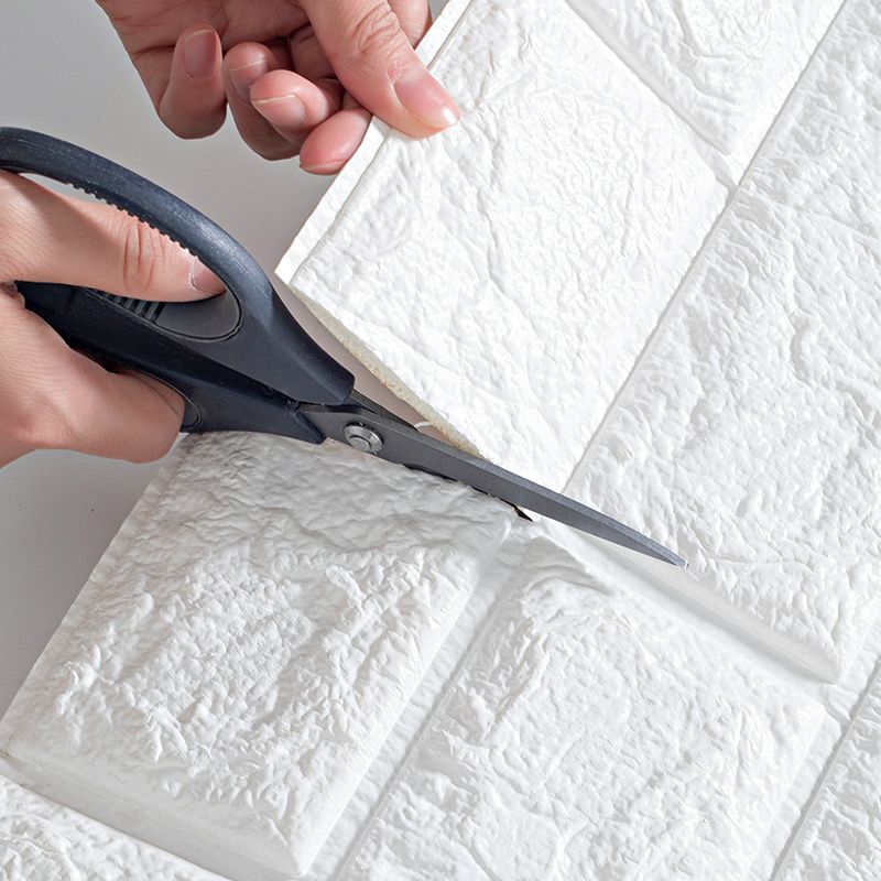Sikunuo | Modern Panel PVC 3D-embossed Self-adhesive Waterproof Interior Cladding