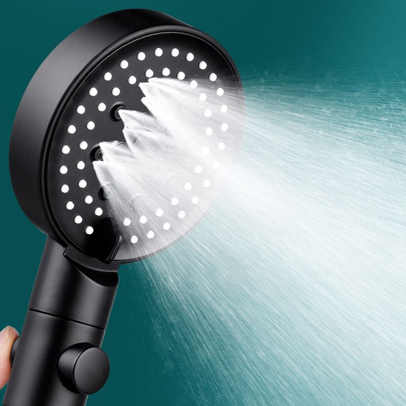 Sikunuo | Round Spray Shower Head 6 Settings Adjustable Water Flow Handheld Shower Head