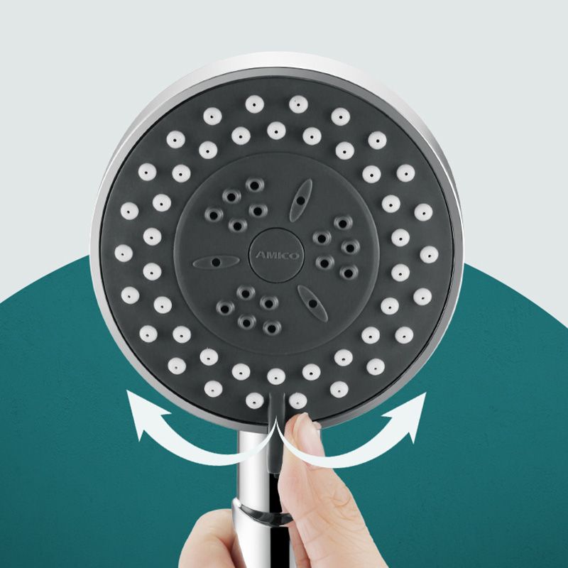 Sikunuo | Contemporary Showerhead Combination Metal Round Handheld Showerhead