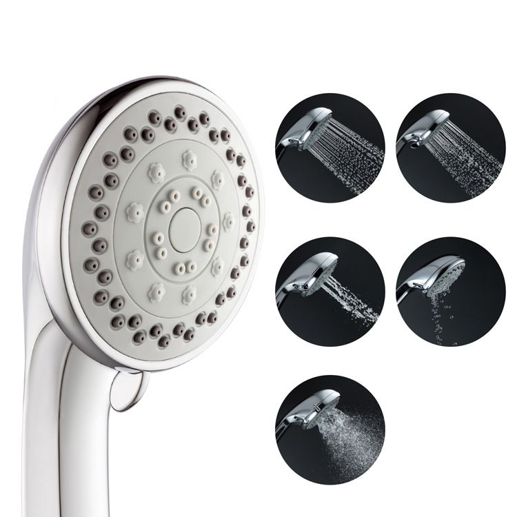 Sikunuo | Single Double Showerhead Square High Arc Showerhead Combo in Chrome