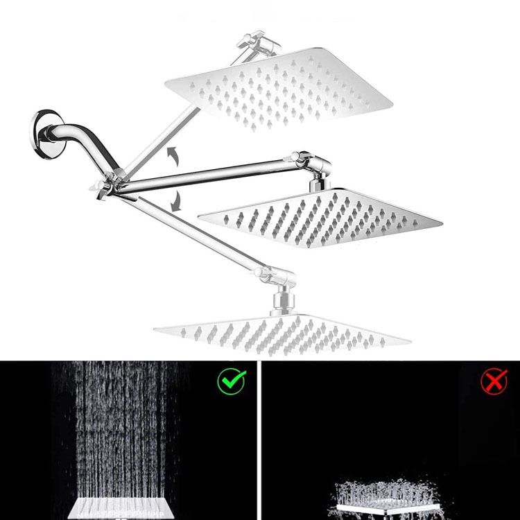 Sikunuo | Simple Function Handheld Shower Head European Style Antique Rain Shower Head
