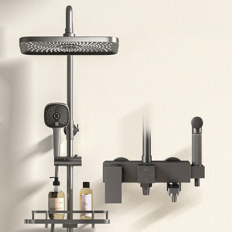 Sikunuo | Modern shower accessories push-button shower head wall-mounted shower combination