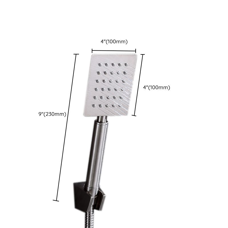Sikunuo | Contemporary Shower Combo Handheld Showerhead Stainless Steel Wall Mounted Showerhead