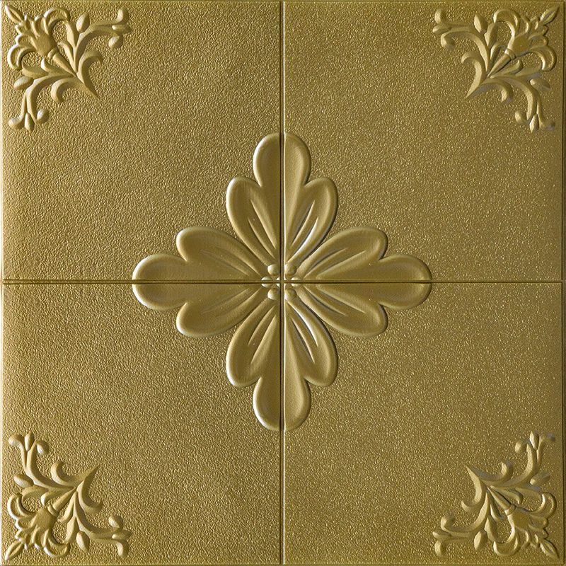 Sikunuo | Interior Wall Cladding 3D Floral Print Peel and Stick Waterproof Wall Panels