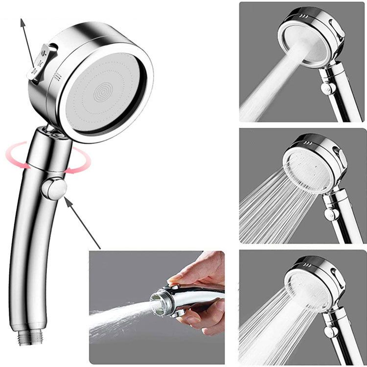 Sikunuo | Contemporary Double Handle Shower Head High Arc Shower Head Combination in Chrome