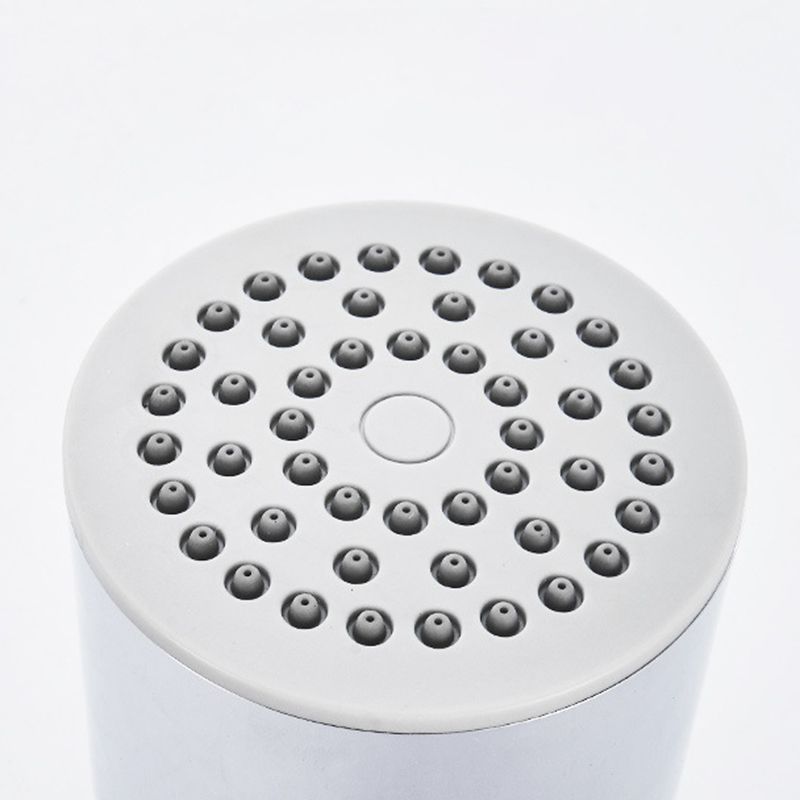 Sikunuo | Round shower head made of stainless steel in silver wall-mounted shower head