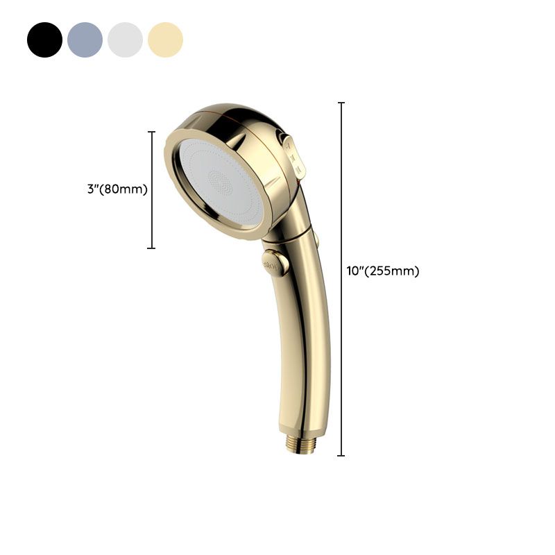 Sikunuo | Contemporary Shower Combination Hand Shower Plastic Wall Mount Round Shower Head Combination
