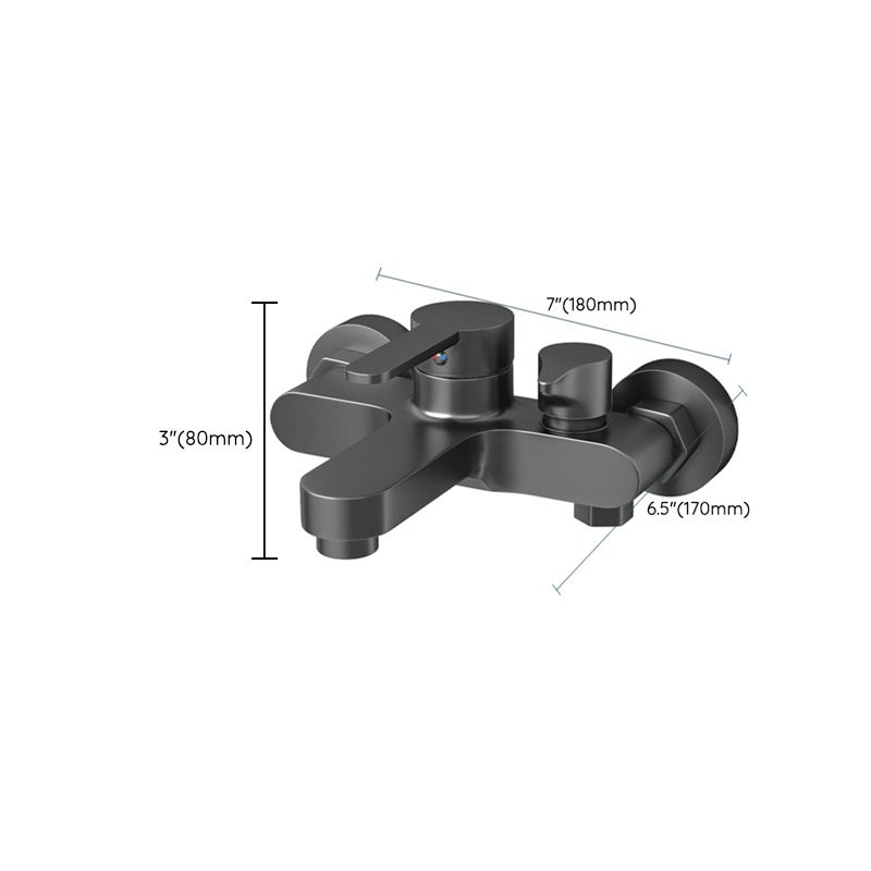 Sikunuo | Contemporary Bath Filler Trim Wall Mounted Fixed Bath Fitting