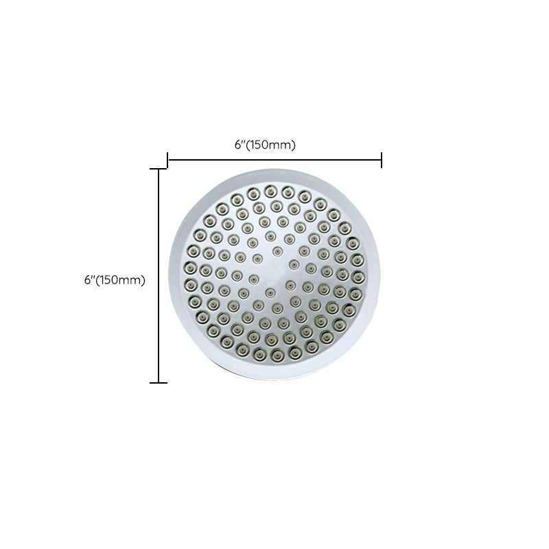 Sikunuo | Contemporary round fixed wall shower head Silver shower head