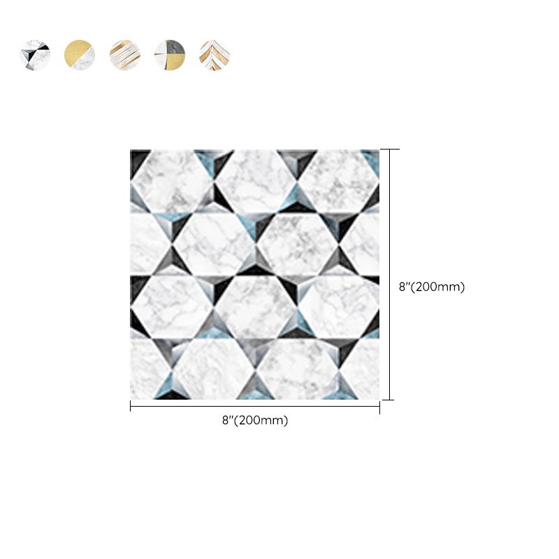 Sikunuo | Contemporary Mosaic Tile Peel and Stick Tile Kitchen Backsplash Peel and Stick Wall Tile