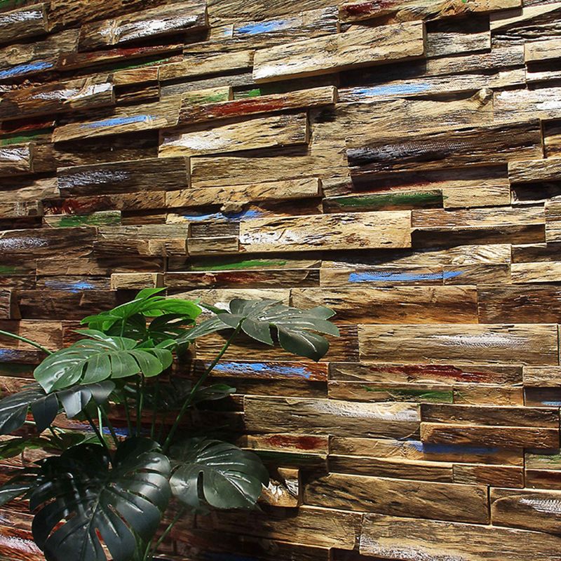 Sikunuo | Wall cladding wood shiplap mosaic modern interior wall cladding