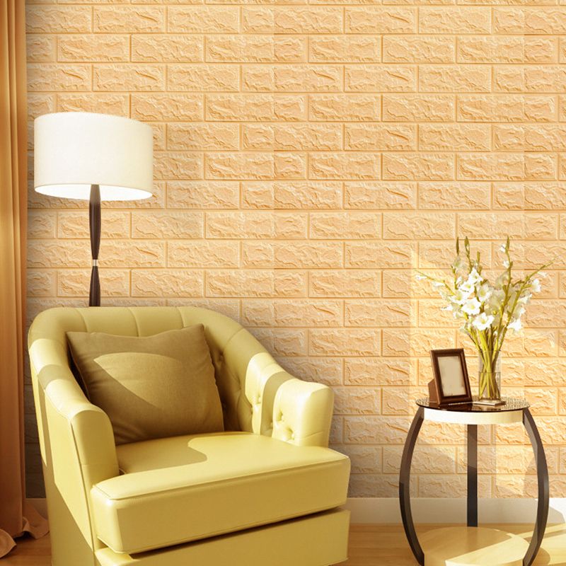 Sikunuo | Modern Panel PVC 3D-embossed Self-adhesive Waterproof Interior Cladding