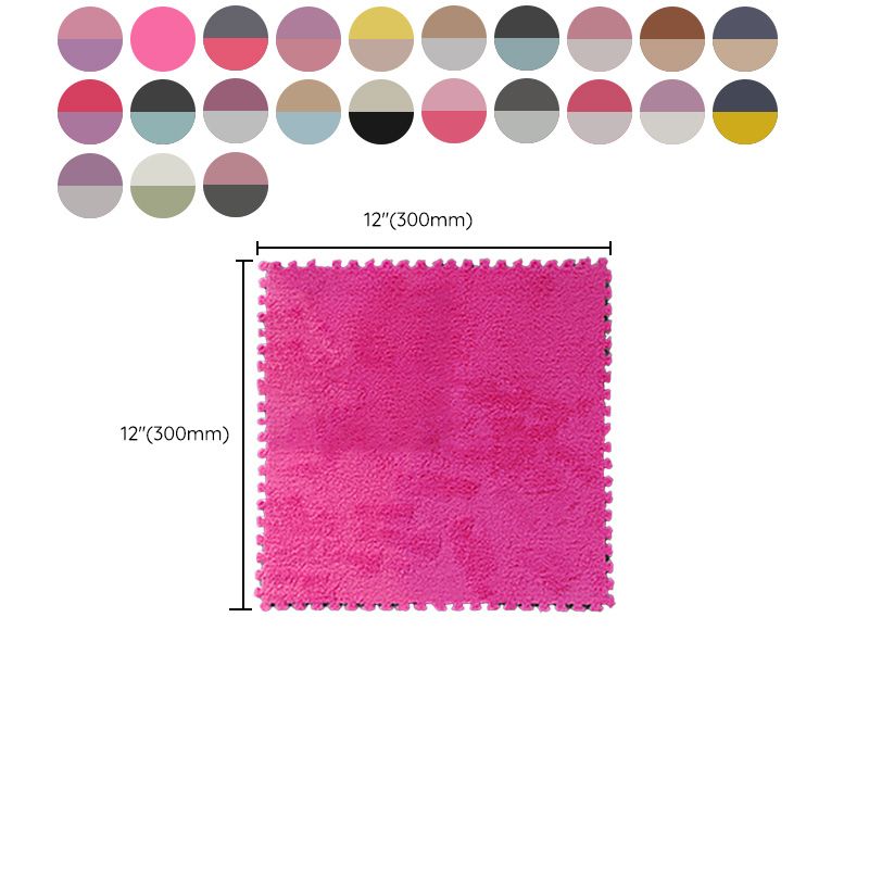 Sikunuo | Modern tiles and carpet plush cut composite non-slip carpet tiles