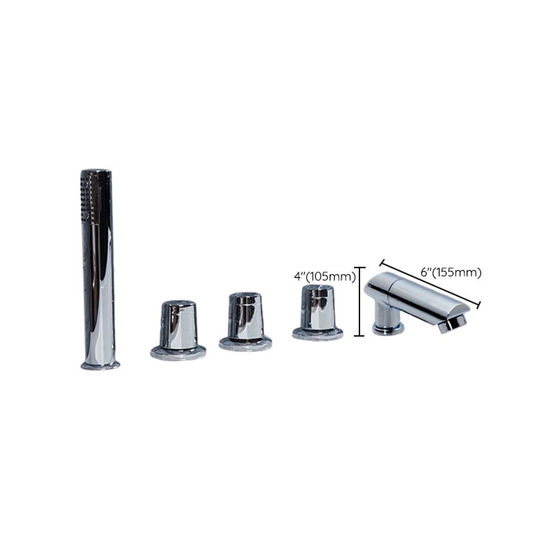 Sikunuo | Contemporary Style Bathroom Faucet Metal Deck Mounted Bathroom Faucet