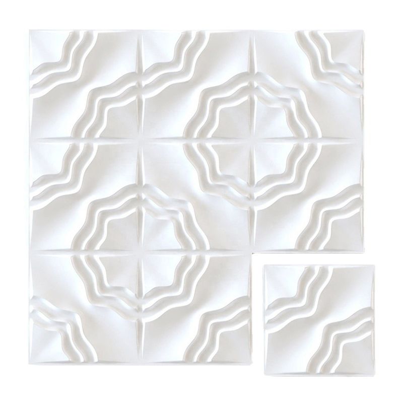 Sikunuo | Modern square wall panel Peel and stick texture pattern wall covering