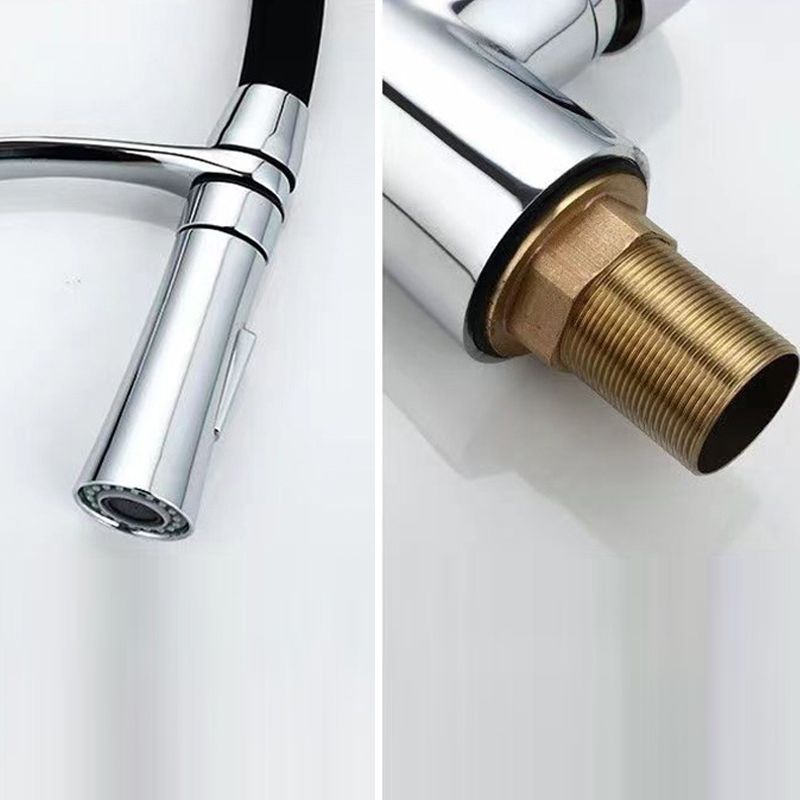 Sikunuo | Modern 1-Hand Faucets Copper Touchless with Water Dispenser Standard Kitchen Faucet