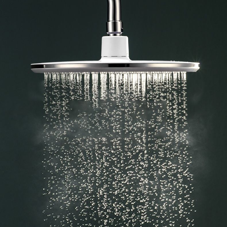 Sikunuo | Bathroom white shower head combination modern round fixed shower head