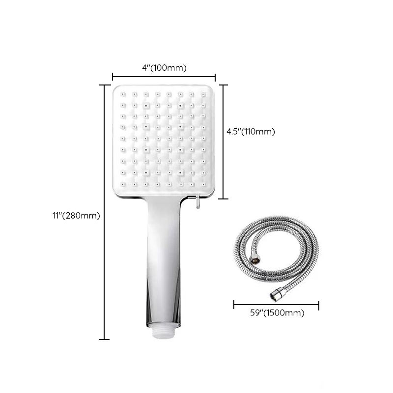Sikunuo | Classic Handheld Showerhead Standard Round Showerheads in Silver