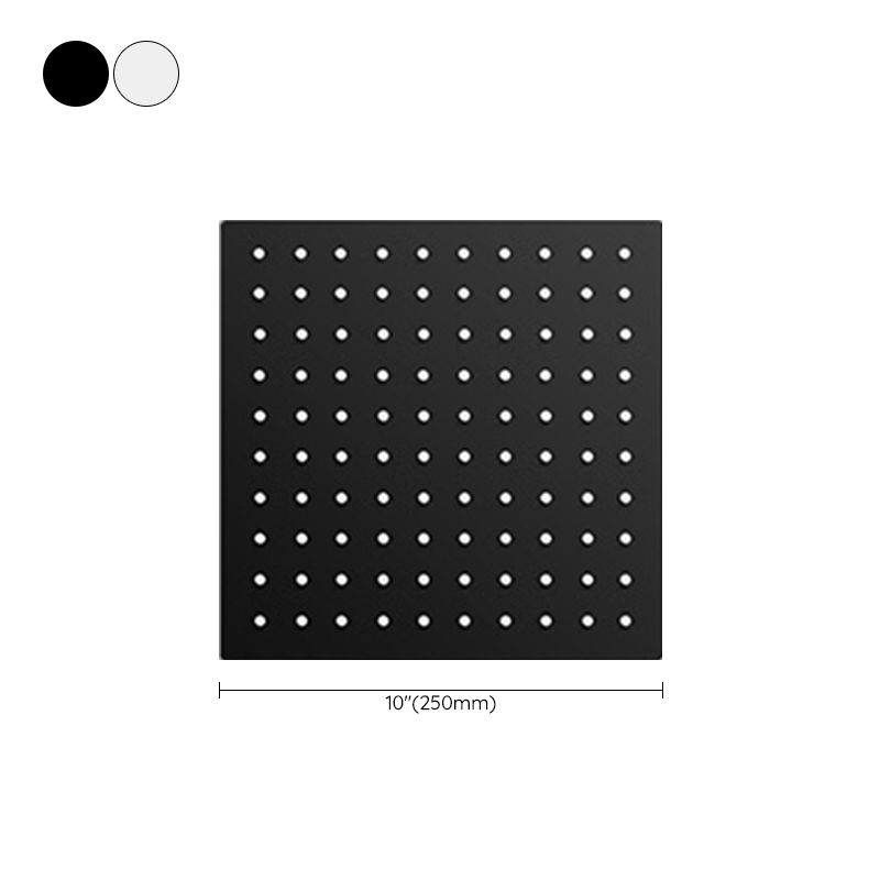Sikunuo | Black round fixed shower head Modern design wall-mounted shower head