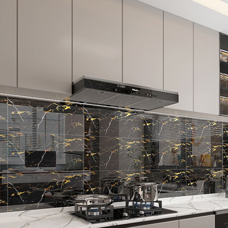 Sikunuo | Modern Peel and Stick Tile PVC Rectangular 10 Pack Peel & Stick Field Tile for the Kitchen