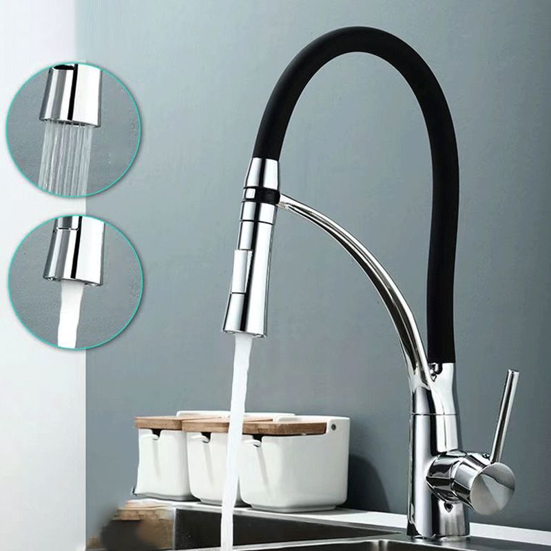 Sikunuo | Modern 1-Hand Faucets Copper Touchless with Water Dispenser Standard Kitchen Faucet