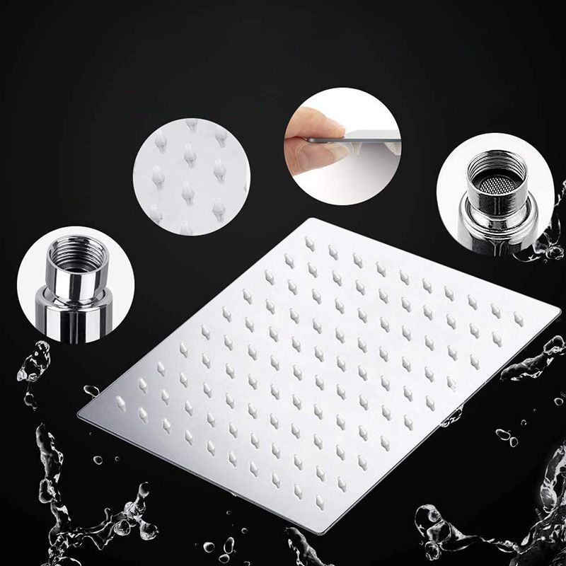 Sikunuo | Modern Pull-Down Dual Showerhead Square High Arch Showerhead Combination