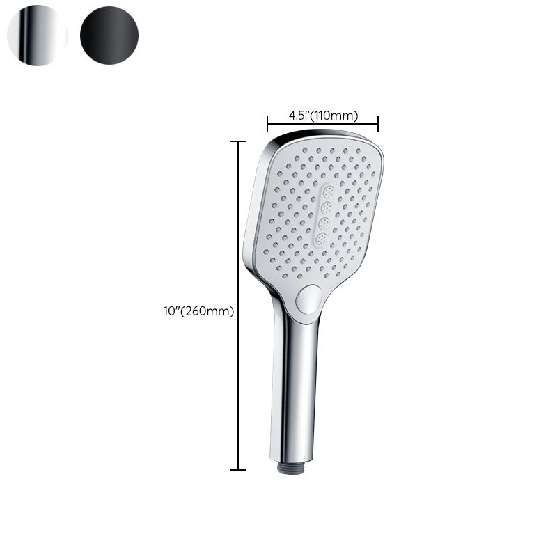 Sikunuo | Contemporary Fixed Head Square Supercharged Showerhead Combo