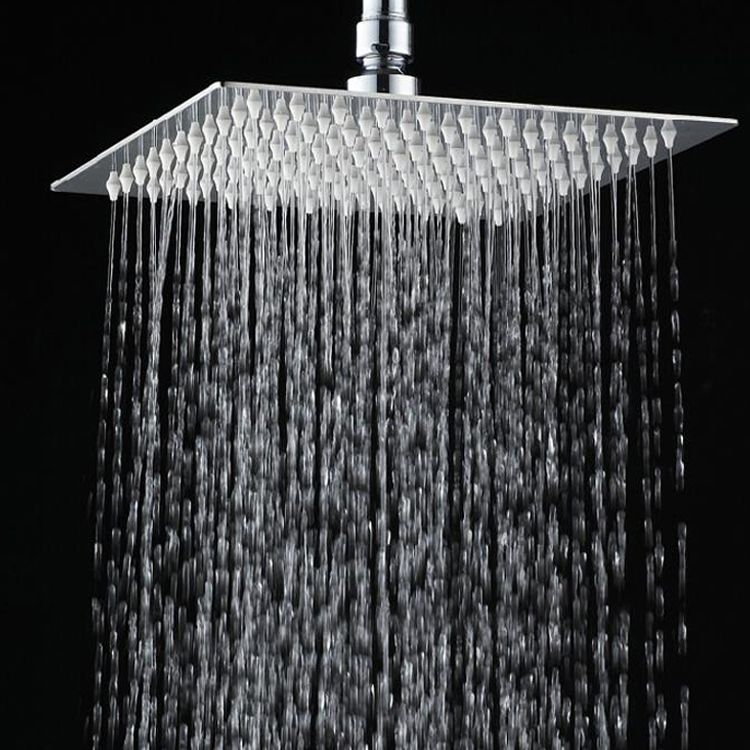 Sikunuo | Large Shower Head 304 Stainless Steel Standard Spray Pattern Fixed Shower Head