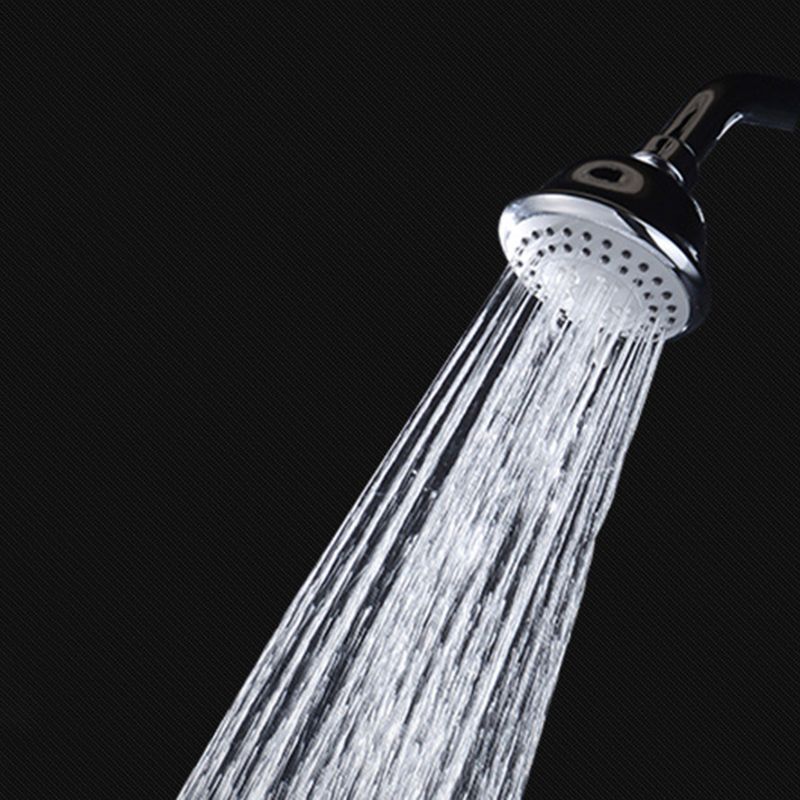 Sikunuo | Round shower head made of stainless steel in silver wall-mounted shower head