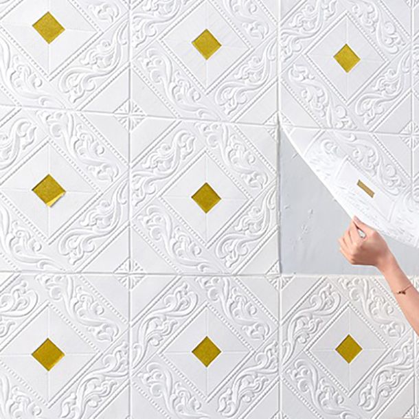 Sikunuo | Modern Tin Backsplash Cover Three-Dimensional Printing Wall Ceiling Panel