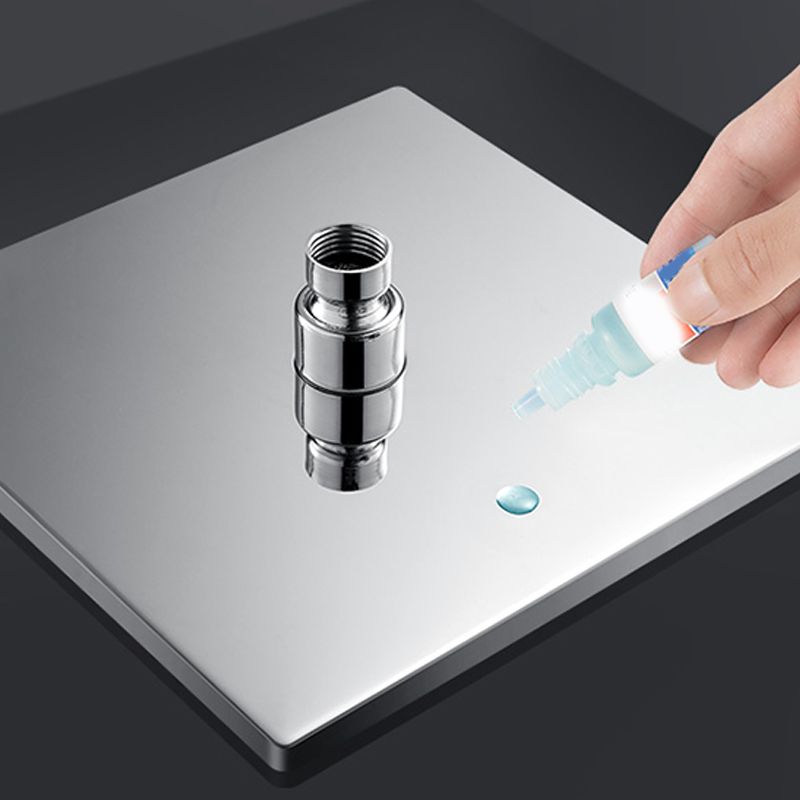 Sikunuo | Contemporary square shower head combination with hand shower