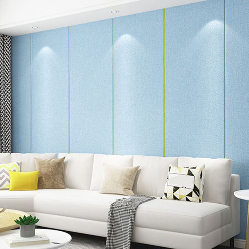 Sikunuo | Modern Linen Wall Cladding Panels Textured Wall Interior Anti-Collision Board
