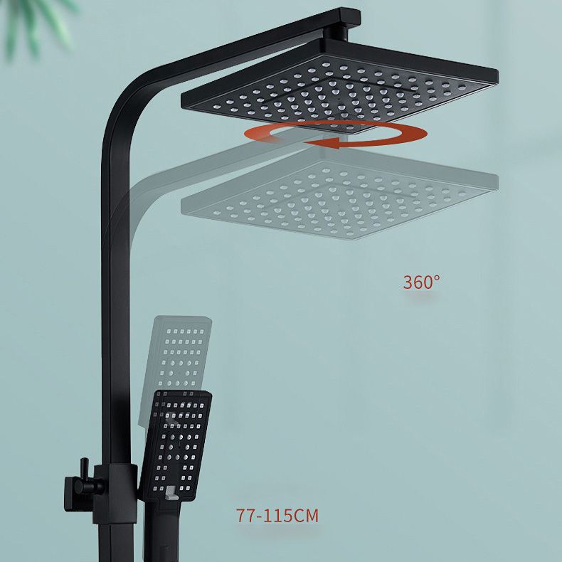 Sikunuo | Adjustable Spray Sample Shower Combination Metal Shower Fitting Arm Shower Head with Slip Bar