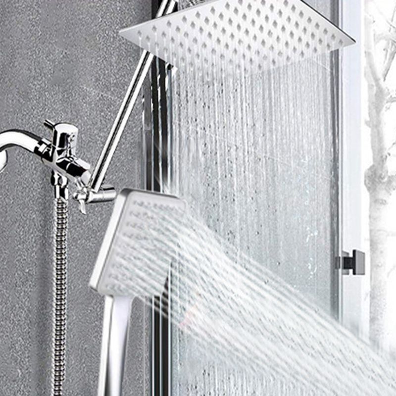 Sikunuo | Contemporary Shower Combination Shower Head with Double Shower Head Ceiling Mounted Square Shower Head