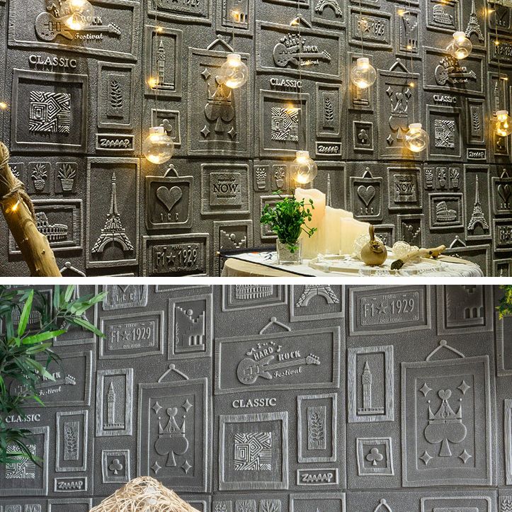 Sikunuo | Interior Wall Cladding 3D Print Peel and Stick Waterproof Wall Panel