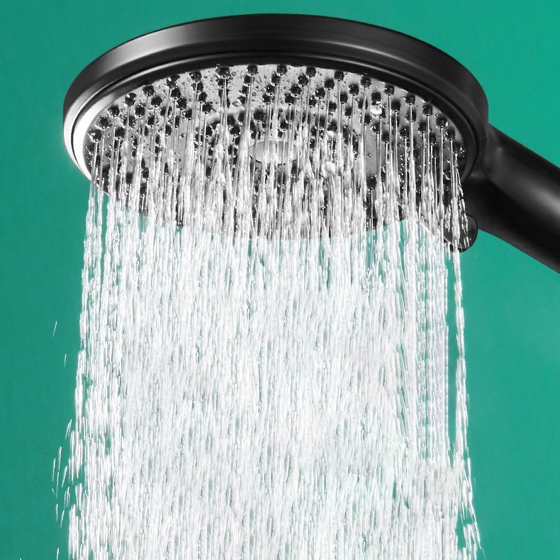 Sikunuo | Round Shower Head Plastic Handheld Shower with Adjustable Spray Pattern